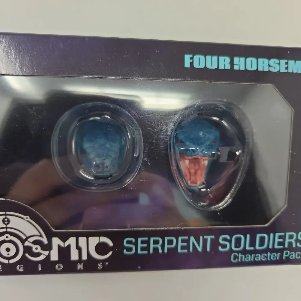 Four Horseman Cosmic Legions Olek Thygar Serpent Soldier Heads NEW Action Figure